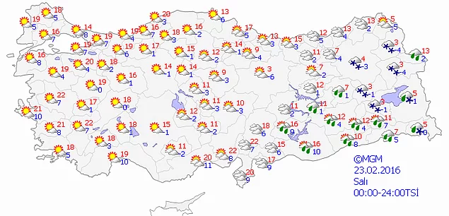 Türkiye Genelinde Önümüzdeki 4 Gün Hava