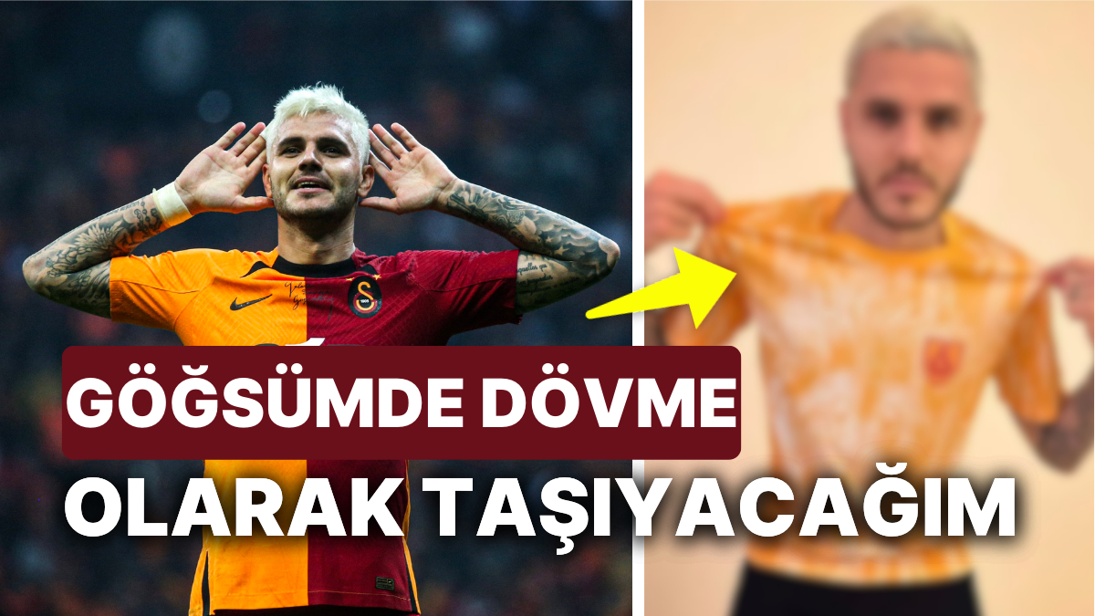 Galatasaray dan Arjantinli Golcü Futbolcu Mauro Icardi ye Özel Forma