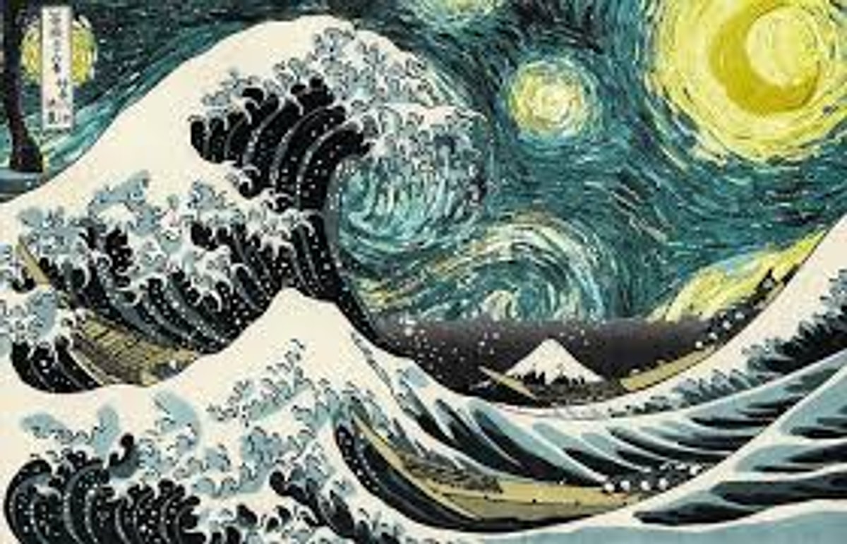 The great wave of kanagawa wallpaper