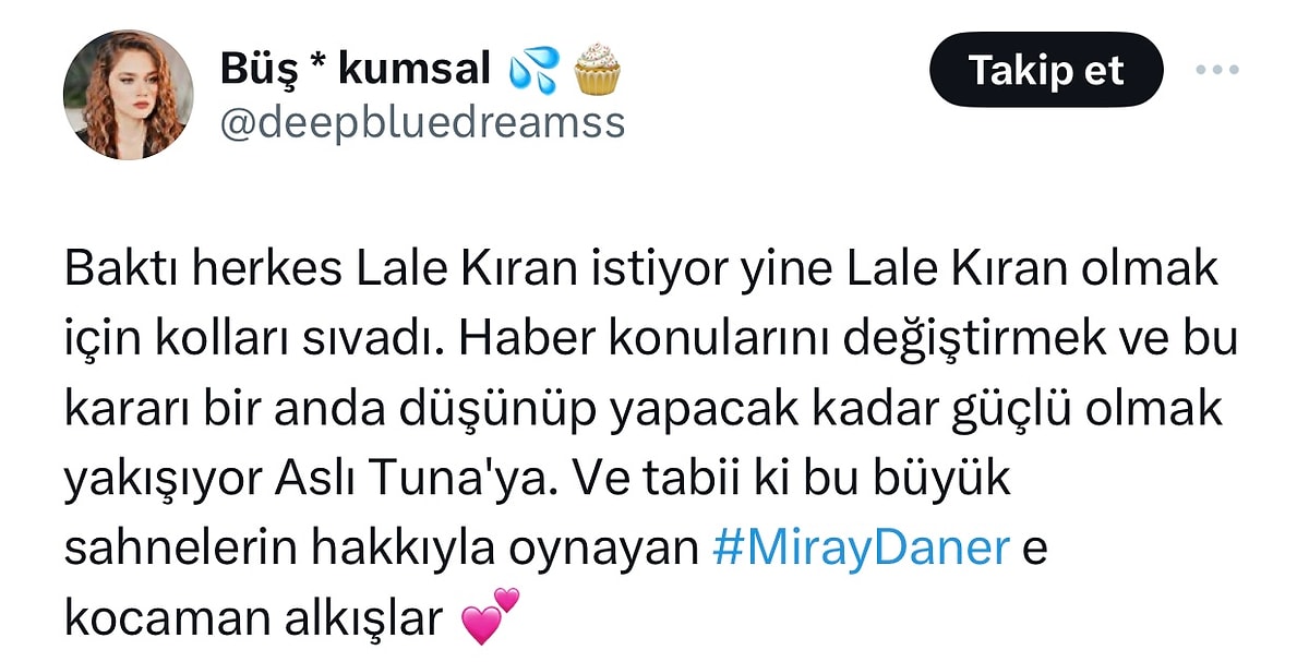 Başrollerinde Miray Daner ve Birce Akalay ın Yer Aldığı Kuş Uçuşu nun