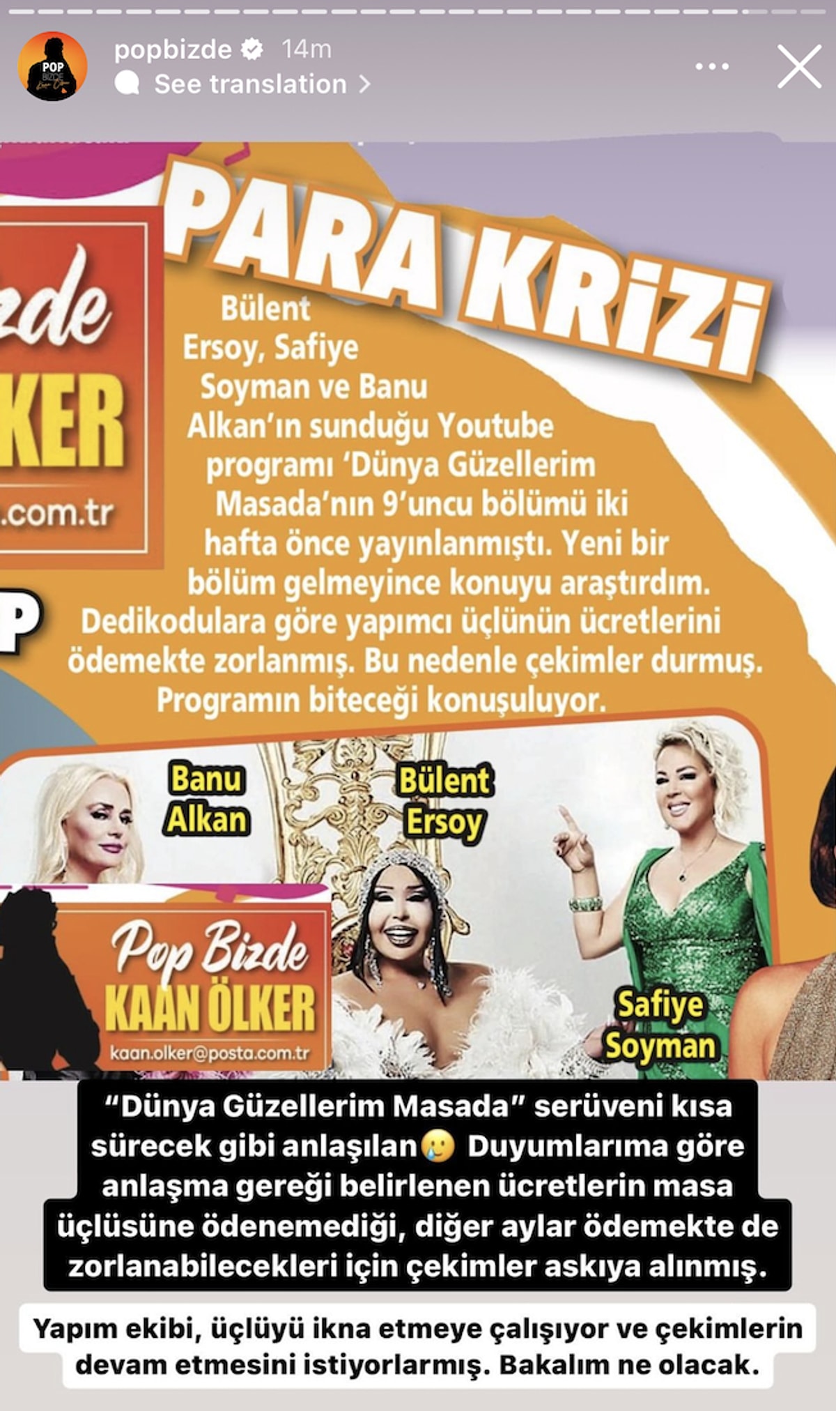 Final Yapıyor Bülent Ersoy Banu Alkan ve Safiye Soymanlı Dünya