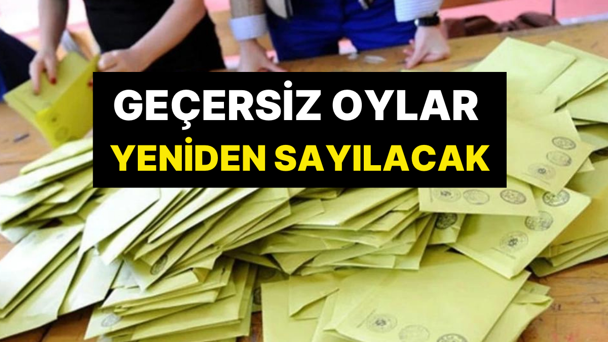 Kütahya dan Sürpriz Seçim Kararı Oylar Yeniden Sayılacak