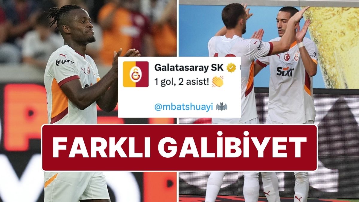 Batshuayiden 1 Gol 2 Asist Galatasaray Hazırlık Maçında Trencini 4 1