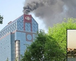 İstanbul Süzer Plaza'da Yangın
