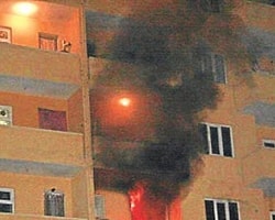 Bursa'da Korkutan Yangın