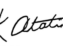 Atatürk'ün El Yazısı Font Oldu