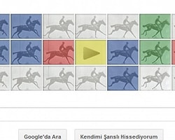 Google den Eadweard J. Muybridge ye özel logo