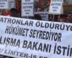 Patlamanın Meydana Geldiği Tersane Önünde Protesto