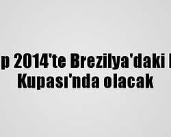 Bu ekip 2014'te Brezilya'daki Dünya Kupası'nda olacak