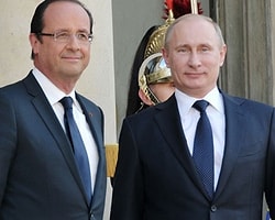 Putin Hollande ile Görüştü