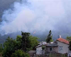 Türkiye-Suriye Sınırında Yangın