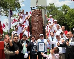 Dünyanın En Büyük Döneri Guinness Rekorlar Kitabı'na Girdi