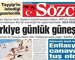 Sözcü Tayyip’in istediği gazeteciliği yaptı!