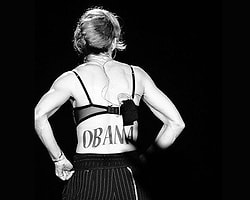Madonna'dan Obama'ya ilginç destek!