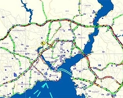 İstanbul'da Yoğun Trafik