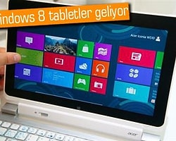 Su Geçirmeyen Windows 8 Tablet Yolda