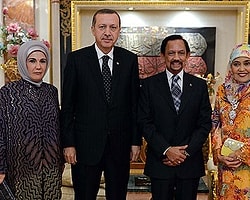 Erdoğan Brunei Sultanı ile Görüştü