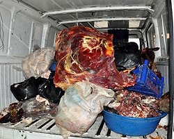 Şanlıurfa'da 700 Kilo Bozuk Et Ele Geçirildi