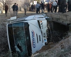 İşçi Servisi Dereye Uçtu