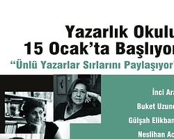 İzmir'de Yazarlık Okulu: “Ünlü Yazarlar Sırlarını Paylaşıyor”