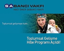 Sabancı Vakfı Toplumsal Gelişme Hibe Programı Başlıyor!