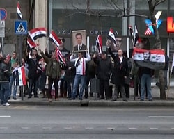 Budapeşte'de Erdoğan'a Protesto