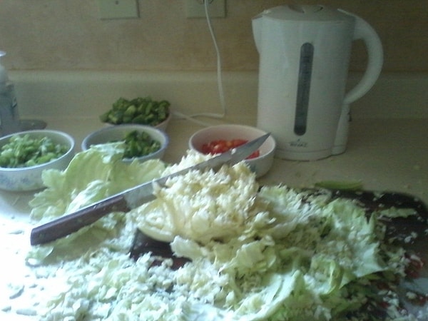 22. Повар, который хотел приготовить салат.