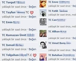 Facebook'ta İsimlere Tc Ekleyerek Protesto