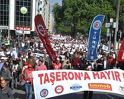 15 Bin İşçi Taşerona Karşı Yürüdü