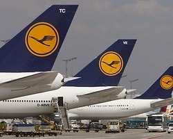 Lufthansa'da Çok Sayıda Uçuş İptal Edildi
