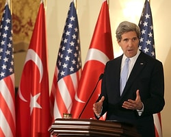 Davutoğlu ile Kerry Bir Araya Geldi