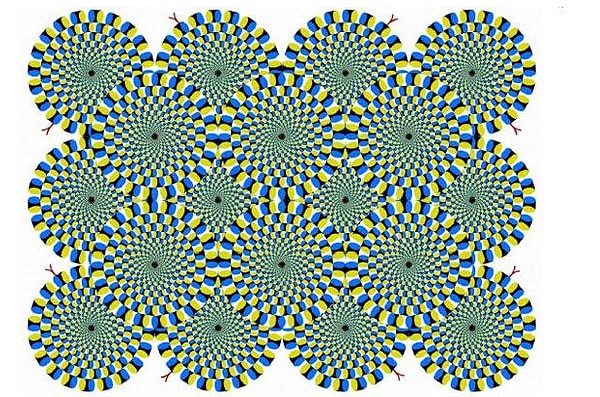 2. Вам кажется, что есть движение? Это изображение не двигается.