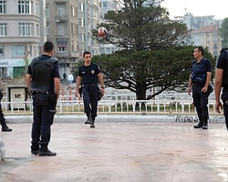 Gece molotof,gaz,taş,sopa sabah futbol topu