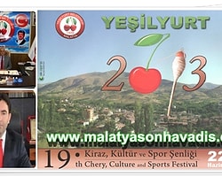 19. Yeşilyurt Kiraz Kültür Ve Spor Şenlikleri Başlıyor