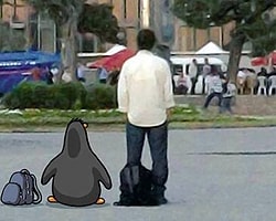 Duran Adam'a Penguen Desteği