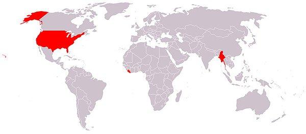 6. Metrik sistem kullanmayan ülkeler.