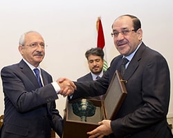 Maliki, Kılıçdaroğlu'nu Kapıda Karşıladı