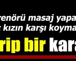 50 Yaşında Antrönürün Çocuk Sporcuya Masaj Tacizi