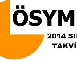 2014 Sınav Tarihleri!