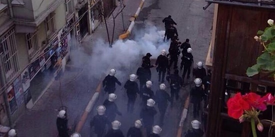 Taksim'de HDP'lilere Sert Müdahale