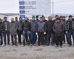 Stadyum İşçileri İşi Bıraktı