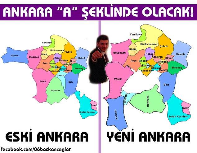 Ankara "A" şeklinde olacak!
