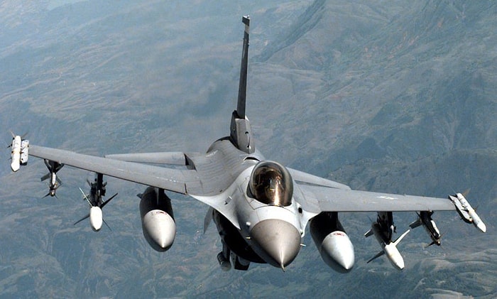 F-16'ya Suriye'den Füze Radarı Tacizi!