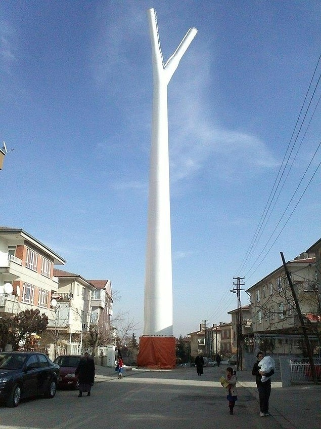 3. Ankara'da toplu taşımaya alternatif: Kentsel Sapan.. Gideceğiniz yere sizi fırlatıyor