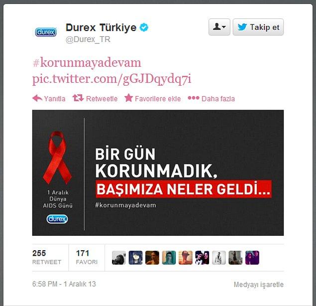 7. Ve akşam saat 7′ye doğru Durex gerçeği açıkladı. Tüm amaç “Dünya AIDS Günü”ne dikkat çekmekti.