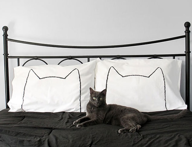 19. Kedi yastık kılıfı