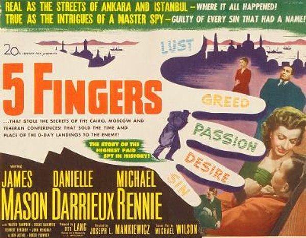 Ankara Casusu (Five Fingers, 1952)