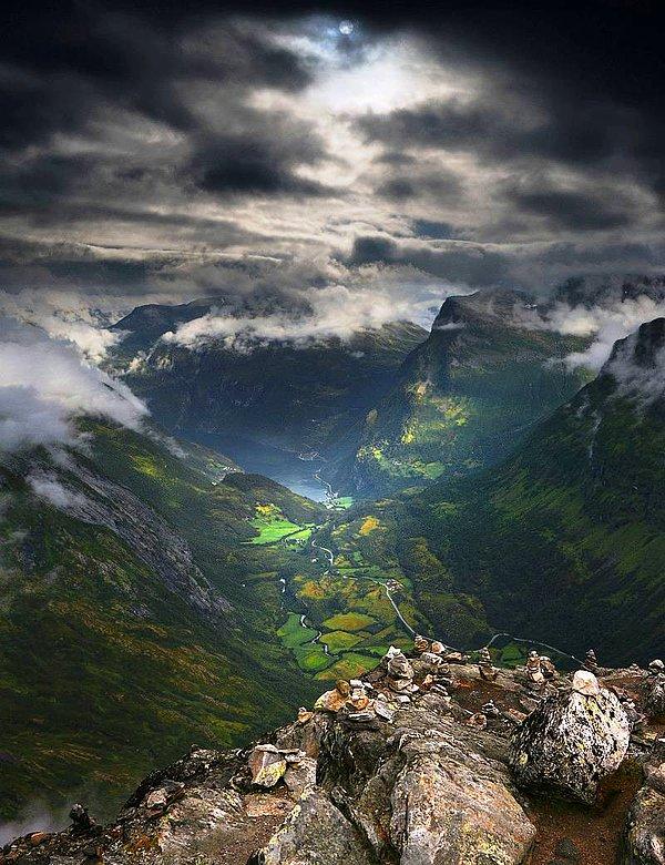 43. Norveç Dalsnibba Dağı