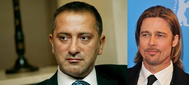 3. Fatih Altaylı & Brad Pitt