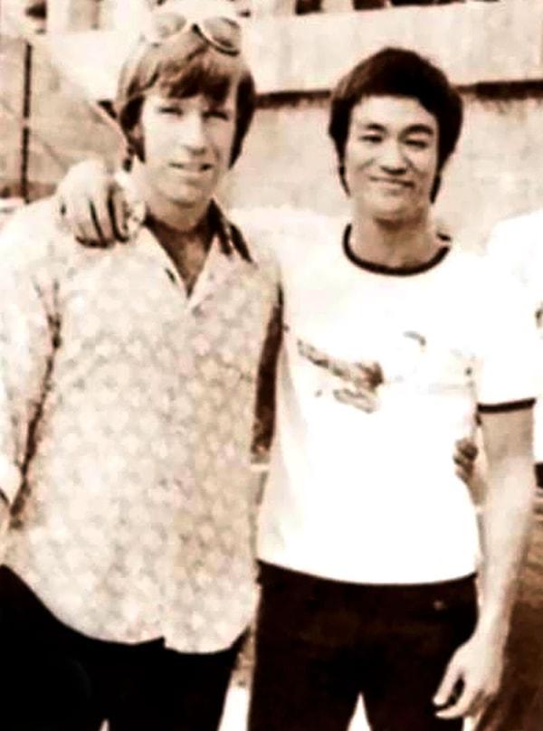 4. Chuck Norris and Bruce Lee